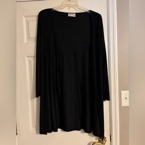 Black duster jacket